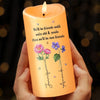 Bloom Where We Grow, Bestie - Bestie Personalized Custom LED Candle - Christmas Gift For Best Friends, BFF, Sisters