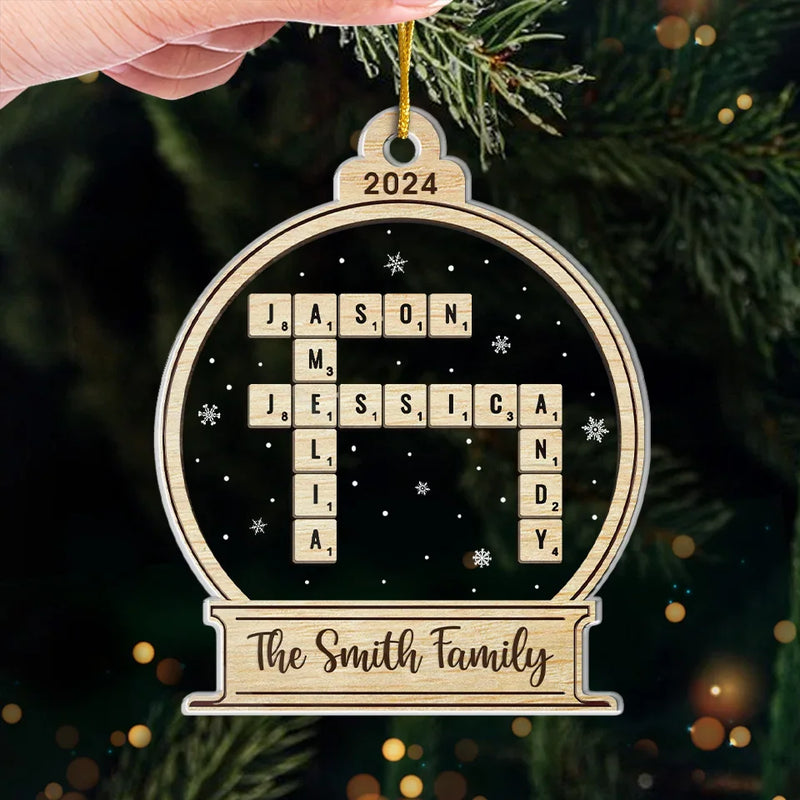 Our Sibling Bond Is The Greatest Gift Of All - Family Personalized Custom Ornament - Acrylic Custom Shaped - Christmas Gift For Family Members