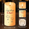 True Friends Are Always Together In Spirit - Bestie Personalized Custom LED Candle - Christmas Gift For Best Friends, BFF, Sisters