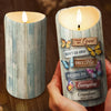 Your Spirit Continues To Inspire - Memorial Personalized Custom LED Candle - Christmas Gift, Sympathy Gift For Family Members