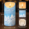 This Candle Burns Bright In Remembrance Of A Beautiful Soul - Memorial Personalized Custom LED Candle - Sympathy Gift, Christmas Gift For Family Members