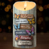 Your Spirit Continues To Inspire - Memorial Personalized Custom LED Candle - Christmas Gift, Sympathy Gift For Family Members