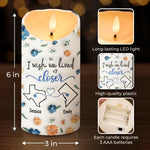 Custom Name Long Distance Family Gifts - Personalized LED Candle