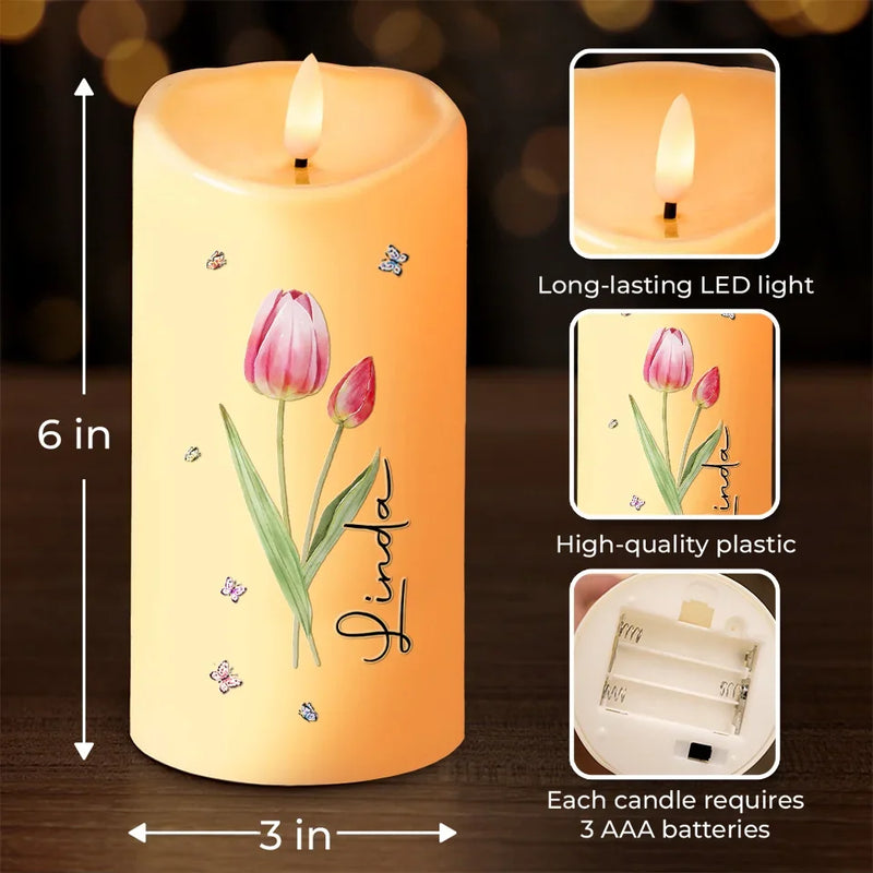You Bring Out The Best In Me - Bestie Personalized Custom LED Candle - Christmas Gift For Best Friends, BFF, Sisters