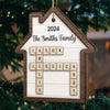 Home Is Where My Family Is - Family Personalized Custom Ornament - Wood Custom Shaped - Christmas Gift For Family Members