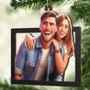 Custom Photo Soulmates For Life - Couple Personalized Custom Ornament - Wood Custom Shaped - Christmas Gift For Husband Wife, Anniversary