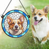 Custom Photo No Longer By My Side, But Forever In My Heart - Memorial Personalized Window Hanging Suncatcher Ornament - Sympathy Gift For Pet Owners, Pet Lovers