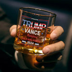 Celebrate The Bond That Unites Us All - US Election Whiskey Glass - Gift For Conservative Supporters
