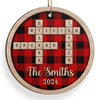 Together Is A Wonderful Place To Be - Family Personalized Custom Ornament - Wood Custom Shaped - Christmas Gift For Family Members
