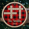 Together Is A Wonderful Place To Be - Family Personalized Custom Ornament - Wood Custom Shaped - Christmas Gift For Family Members