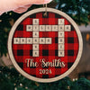 Together Is A Wonderful Place To Be - Family Personalized Custom Ornament - Wood Custom Shaped - Christmas Gift For Family Members