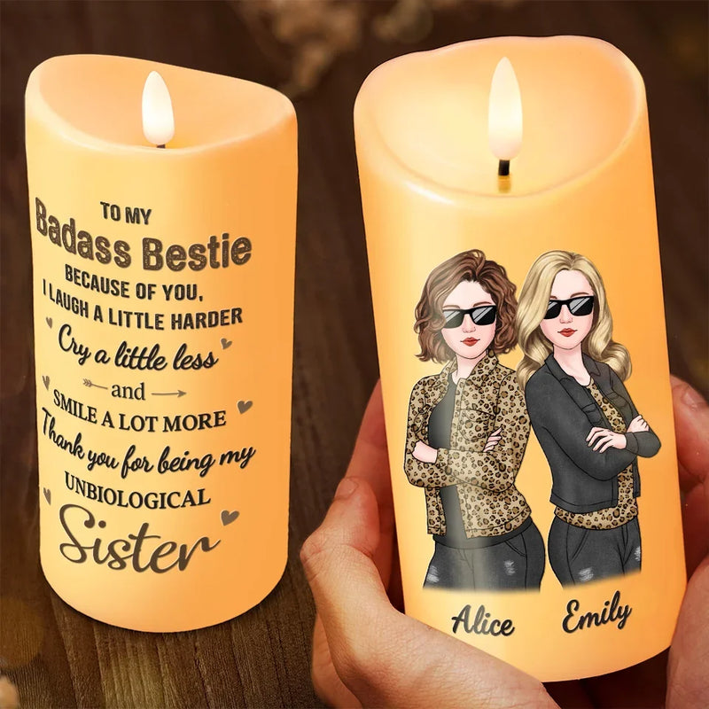 You Makes Our Friendship So Special - Bestie Personalized Custom LED Candle - Christmas Gift For Best Friends, BFF, Sisters