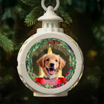 Custom Photo To Live In Hearts We Leave Behind Is Not To Die - Memorial Personalized Custom Candlelight Lantern Ornament - Sympathy Gift, Christmas Gift For Pet Owners, Pet Lovers