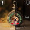 Custom Photo To Live In Hearts We Leave Behind Is Not To Die - Memorial Personalized Custom Candlelight Lantern Ornament - Sympathy Gift, Christmas Gift For Pet Owners, Pet Lovers