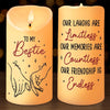 We Are Best Friends Forever - Bestie Personalized Custom LED Candle - Christmas Gift For Best Friends, BFF, Sisters