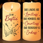 Bestie Friendship Gift - LED Candle