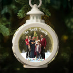 Custom Photo Make It A December To Remember - Family Personalized Custom Candlelight Lantern Ornament - Christmas Gift For Family Members