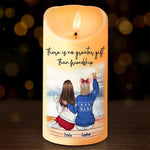 Custom Name Friendship Gifts for Friends - Personalized LED Candle