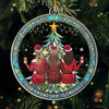 Christmas Is Magical, Just Like Our Friendship - Bestie Personalized Custom Ornament - Acrylic Custom Shaped - Christmas Gift For Best Friends, BFF, Sisters
