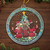 Christmas Is Magical, Just Like Our Friendship - Bestie Personalized Custom Ornament - Acrylic Custom Shaped - Christmas Gift For Best Friends, BFF, Sisters