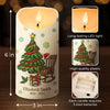 Christmas In Heaven - Memorial Personalized Custom 3D Inflated Effect Printed LED Candle - Sympathy Gift, Christmas Gift For Family Members