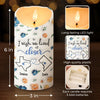 Together Or Apart, You'll Always Be In My Heart - Bestie Personalized Custom 3D Inflated Effect Printed LED Candle -  Christmas Gift For Best Friends, BFF, Sisters