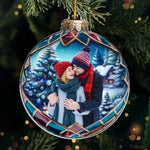 Custom Photo Christmas Gifts for Couples - Personalized Ornament