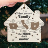 Home Is Where The Family Gathers And Love Grows - Family Personalized Custom Ornament - Wood Custom Shaped - Christmas Gift For Family Members, Siblings, Brothers, Sisters