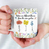 Sisters Are Different Flowers From The Same Garden - Bestie Personalized Custom 3D Inflated Effect Printed Mug - Christmas Gift For Best Friends, BFF, Sisters