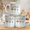 Sisters Are Different Flowers From The Same Garden - Bestie Personalized Custom 3D Inflated Effect Printed Mug - Christmas Gift For Best Friends, BFF, Sisters