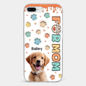 Custom Photo Furry Friends Are The Best Friends - Dog & Cat Personalized Custom 3D Inflated Effect Printed Clear Phone Case - Gift For Pet Owners, Pet Lovers