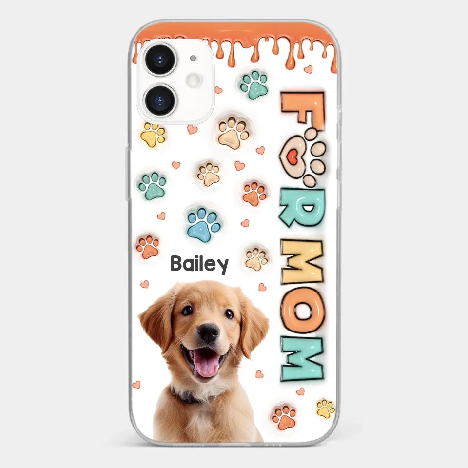 Custom Photo Furry Friends Are The Best Friends - Dog & Cat Personalized Custom 3D Inflated Effect Printed Clear Phone Case - Gift For Pet Owners, Pet Lovers