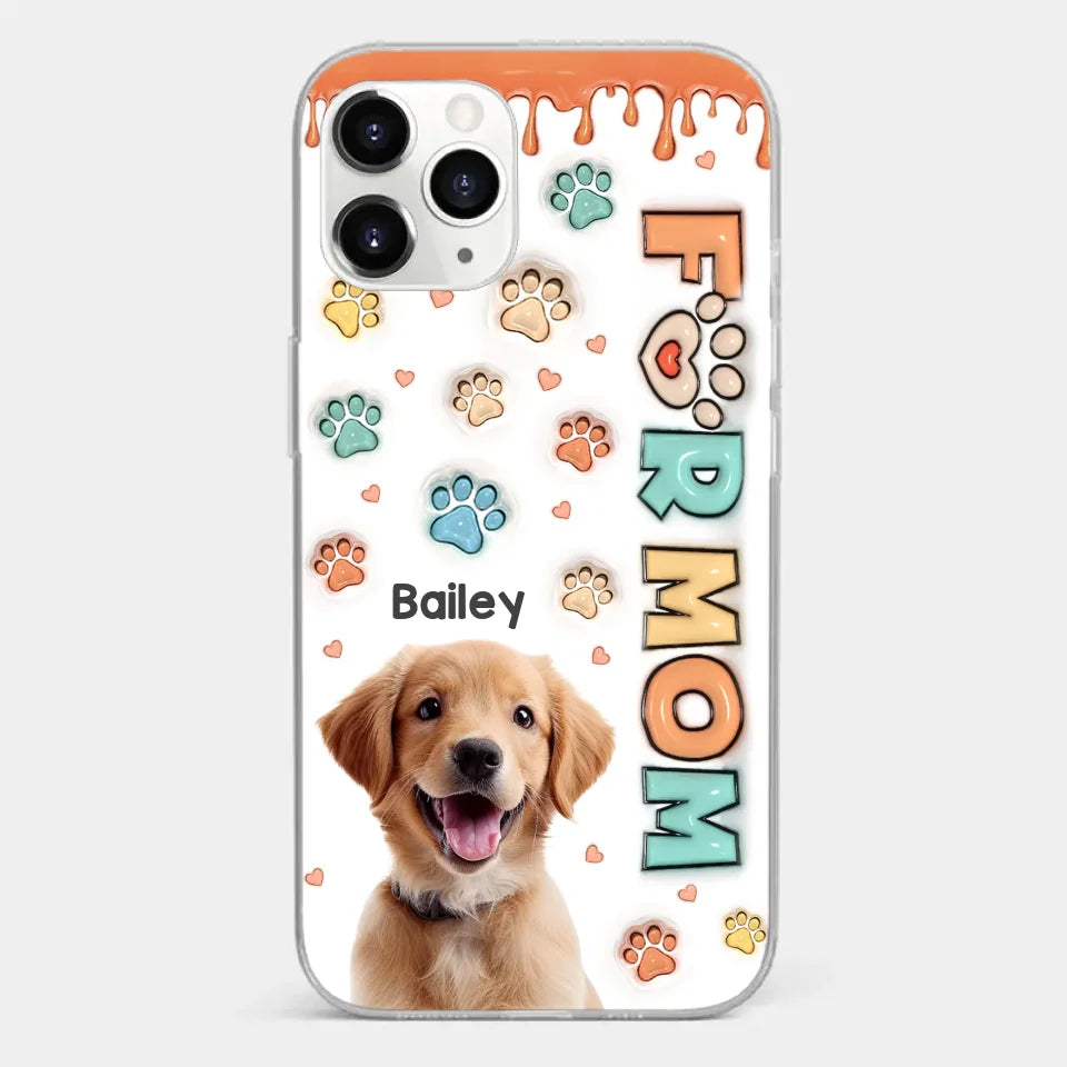 Custom Photo Furry Friends Are The Best Friends - Dog & Cat Personalized Custom 3D Inflated Effect Printed Clear Phone Case - Gift For Pet Owners, Pet Lovers