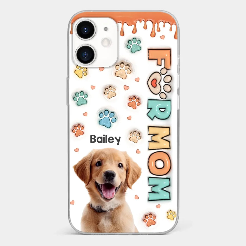 Custom Photo Furry Friends Are The Best Friends - Dog & Cat Personalized Custom 3D Inflated Effect Printed Clear Phone Case - Gift For Pet Owners, Pet Lovers