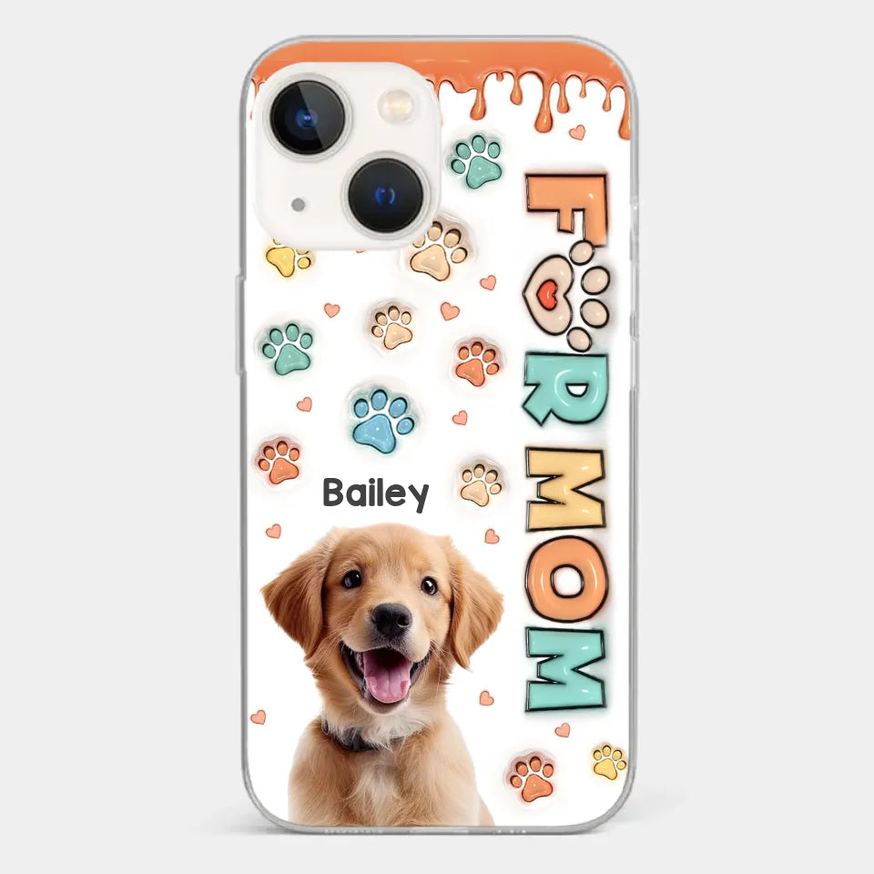 Custom Photo Furry Friends Are The Best Friends - Dog & Cat Personalized Custom 3D Inflated Effect Printed Clear Phone Case - Gift For Pet Owners, Pet Lovers