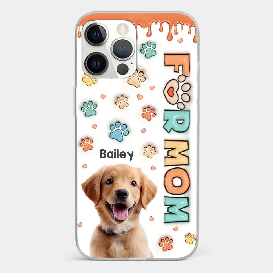 Custom Photo Furry Friends Are The Best Friends - Dog & Cat Personalized Custom 3D Inflated Effect Printed Clear Phone Case - Gift For Pet Owners, Pet Lovers