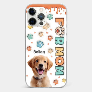 Custom Photo Furry Friends Are The Best Friends - Dog & Cat Personalized Custom 3D Inflated Effect Printed Clear Phone Case - Gift For Pet Owners, Pet Lovers