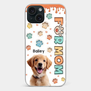 Custom Photo Furry Friends Are The Best Friends - Dog & Cat Personalized Custom 3D Inflated Effect Printed Clear Phone Case - Gift For Pet Owners, Pet Lovers