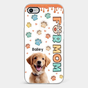 Custom Photo Furry Friends Are The Best Friends - Dog & Cat Personalized Custom 3D Inflated Effect Printed Clear Phone Case - Gift For Pet Owners, Pet Lovers