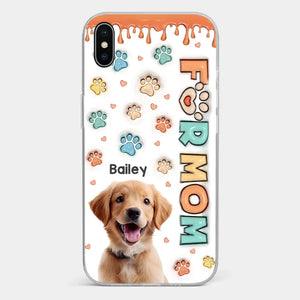 Custom Photo Furry Friends Are The Best Friends - Dog & Cat Personalized Custom 3D Inflated Effect Printed Clear Phone Case - Gift For Pet Owners, Pet Lovers
