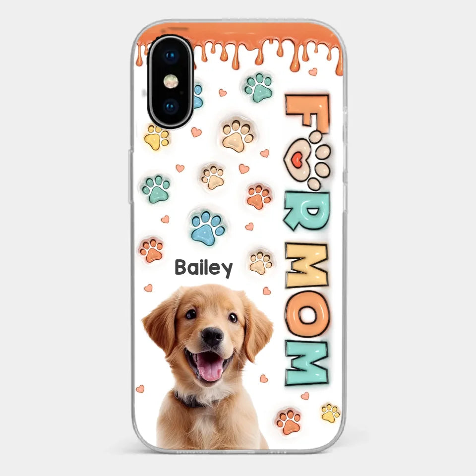 Custom Photo Furry Friends Are The Best Friends - Dog & Cat Personalized Custom 3D Inflated Effect Printed Clear Phone Case - Gift For Pet Owners, Pet Lovers