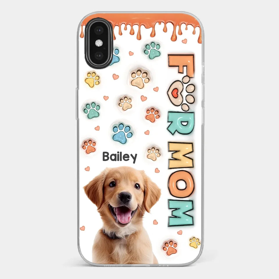 Custom Photo Furry Friends Are The Best Friends - Dog & Cat Personalized Custom 3D Inflated Effect Printed Clear Phone Case - Gift For Pet Owners, Pet Lovers