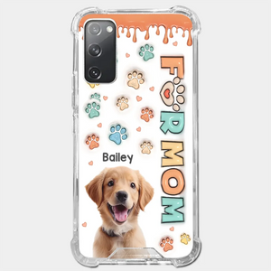 Custom Photo Furry Friends Are The Best Friends - Dog & Cat Personalized Custom 3D Inflated Effect Printed Clear Phone Case - Gift For Pet Owners, Pet Lovers