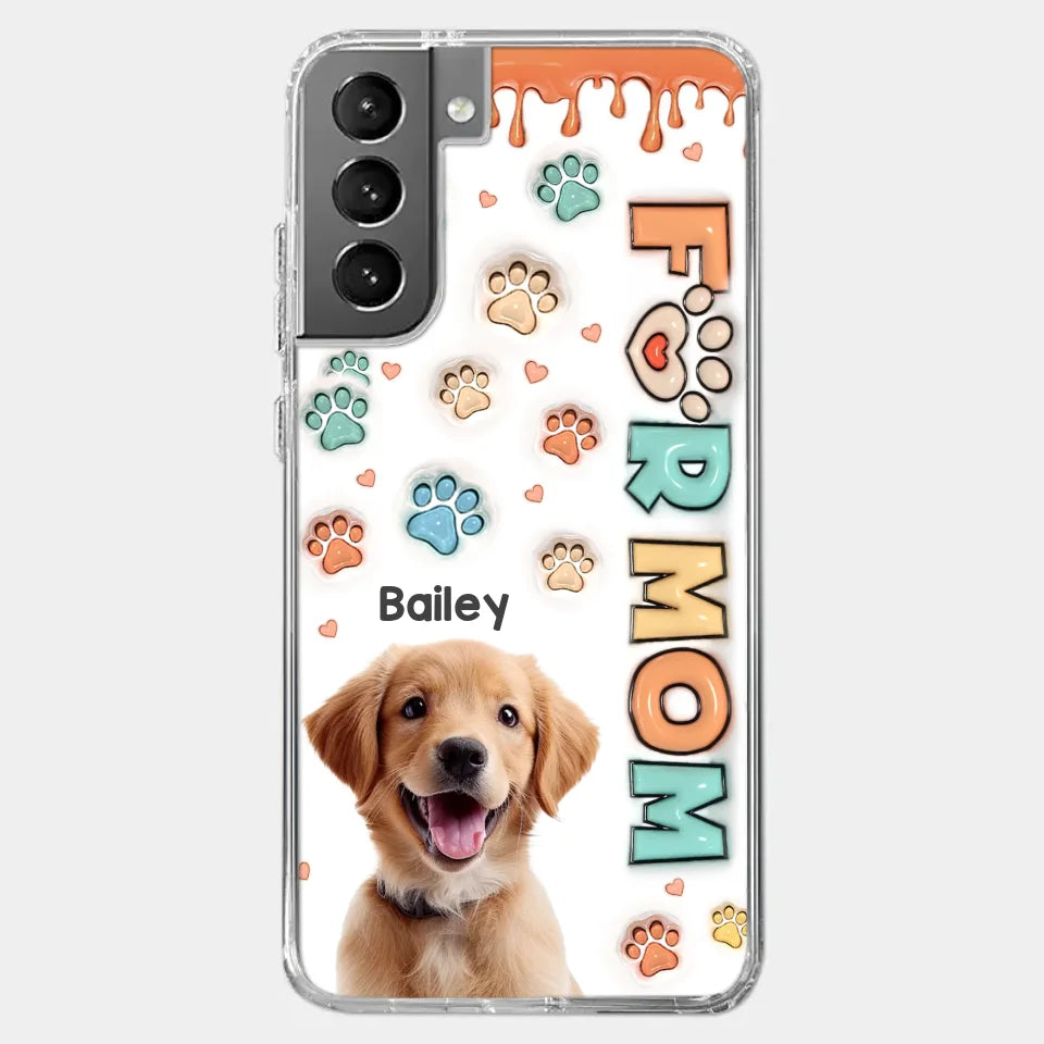Custom Photo Furry Friends Are The Best Friends - Dog & Cat Personalized Custom 3D Inflated Effect Printed Clear Phone Case - Gift For Pet Owners, Pet Lovers