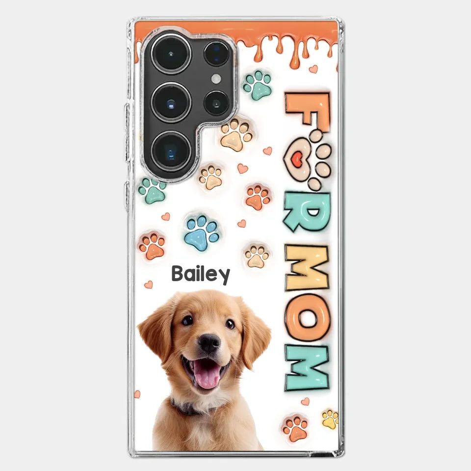 Custom Photo Furry Friends Are The Best Friends - Dog & Cat Personalized Custom 3D Inflated Effect Printed Clear Phone Case - Gift For Pet Owners, Pet Lovers