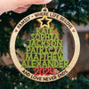 Where Life Begins - Family Personalized Custom Ornament - Wood Custom Shaped - Christmas Gift For Family Members