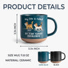 My Life Is Ruled By Tiny Furry Overlords - Cat Personalized Custom Printed Pottery Mug - Gift For Pet Owners, Pet Lovers
