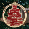 Time Together As A Family Is A Gift - Family Personalized Custom Ornament - Wood Custom Shaped - Christmas Gift For Family Members