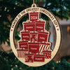Time Together As A Family Is A Gift - Family Personalized Custom Ornament - Wood Custom Shaped - Christmas Gift For Family Members