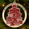 Time Together As A Family Is A Gift - Family Personalized Custom Ornament - Wood Custom Shaped - Christmas Gift For Family Members